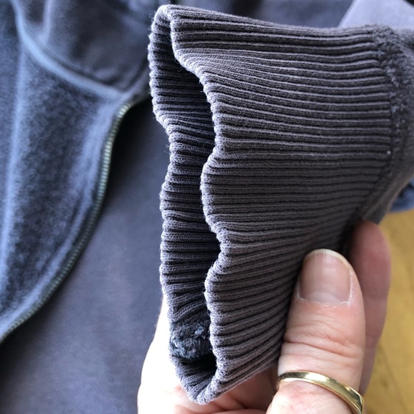 💥FINAL PRICE DROP💥 American Eagle -MED- 3/4 Zip Up Hoody in chocolate brown - Picture 8 of 12